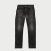 Cherry LA Denim A 5 Poches A Jambe Droite (Noir) | Pantalon