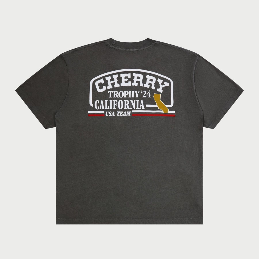 Cherry LA T-Shirt Trophy Premium En Coton Biologique (Frene) | T-Shirts Et Manches Longues