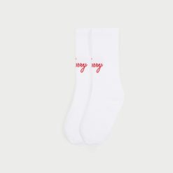 Cherry LA Chaussettes American Classic (Blanc/Rouge) | Accessoires