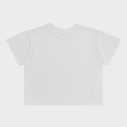 Cherry LA T-Shirt Femme Basic Boxy (Blanc) | Aux Femmes