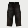 Cherry LA Pantalon Cargo A Six Poches (Noir Vintage) | Pantalon