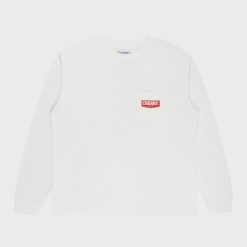 Cherry LA T-Shirt Ride It, Rev It Pocket L/S (Blanc) | T-Shirts Et Manches Longues