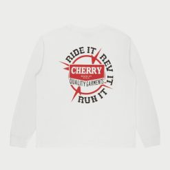 Cherry LA T-Shirt Ride It, Rev It Pocket L/S (Blanc) | T-Shirts Et Manches Longues