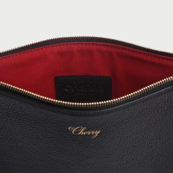 Cherry LA Pochette En Cuir (Noir) | Accessoires