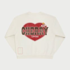 Cherry LA Lovers Crewneck (Creme) | Sweat-Shirts