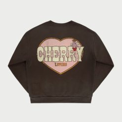 Cherry LA Lovers Crewneck (Espresso) | Sweat-Shirts