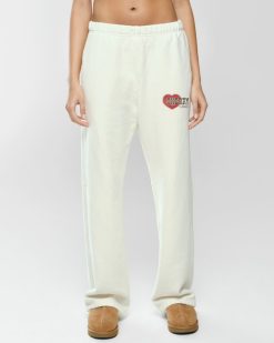 Cherry LA Pantalon De Survetement Lovers Parachute (Creme) | Les Pantalons De Survetement