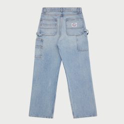 Cherry LA Denim A Jambe Large Et Double Genou (Indigo) | Pantalon