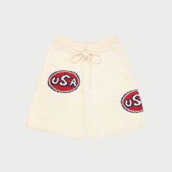 Cherry LA Short En Tricot Usa (Creme) | Shorts