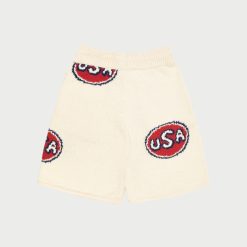 Cherry LA Short En Tricot Usa (Creme) | Shorts