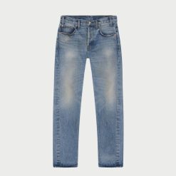 Cherry LA Denim A 5 Poches A Jambe Droite (Indigo) | Pantalon