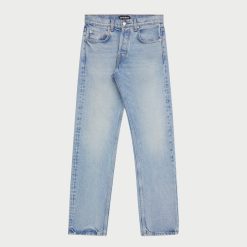 Cherry LA Jean En Denim A 5 Poches A Jambe Droite (George Wash) | Pantalon