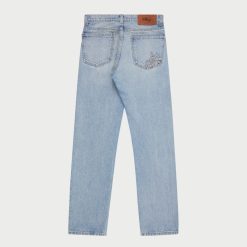 Cherry LA Jean En Denim A 5 Poches A Jambe Droite (George Wash) | Pantalon