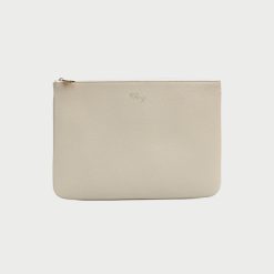 Cherry LA Pochette En Cuir (Creme) | Accessoires