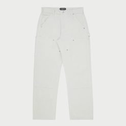 Cherry LA Classique En Toile Double Genou (Blanc) | Pantalon