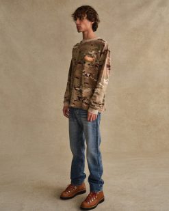 Cherry LA T-Shirt Ride It, Rev It Pocket L/S (Camo) | T-Shirts Et Manches Longues