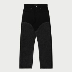 Cherry LA Pantalon Chap Denim (Noir) | Pantalon