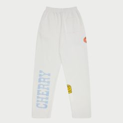 Cherry LA Pantalon De Survetement Off Road Raw Edge (Blanc Vintage) | Les Pantalons De Survetement