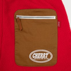 Cherry LA Pantalon Sherpa De Montagne (Rouge) | Les Pantalons De Survetement