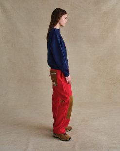 Cherry LA Pantalon Sherpa De Montagne (Rouge) | Les Pantalons De Survetement