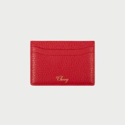 Cherry LA Porte-Cartes En Cuir (Rouge) | Accessoires