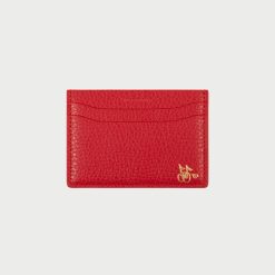 Cherry LA Porte-Cartes En Cuir (Rouge) | Accessoires